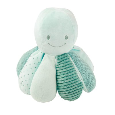 Peluche bébé pieuvre activités verte