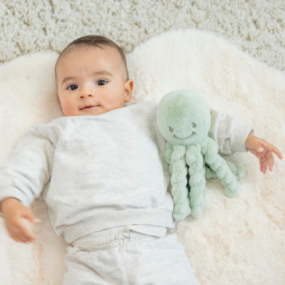 Peluche pieuvre toudous vert tilleul