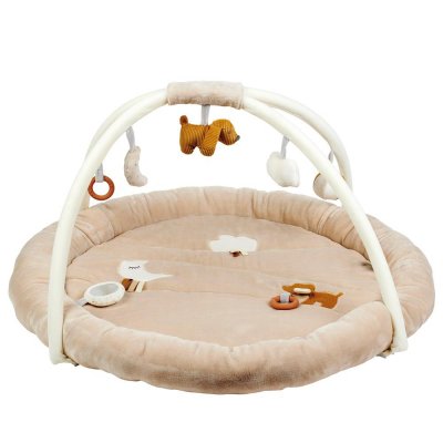 NATTOU Tapis d'éveil pouf avec arches charlie