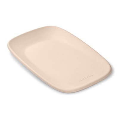 Matelas à langer en mousse softy beige + coussin en éponge pour matelas à langer beige