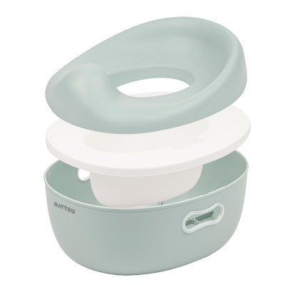 Pot d'apprentissage potty 3 en 1 vert sauge