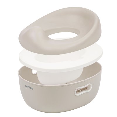 Pot d'apprentissage potty 3 en 1 beige