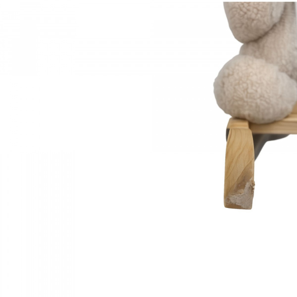 Les imparfaits - bascule bouclette teddy eléphant ecru Nattou