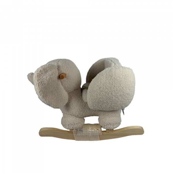 Les imparfaits - bascule bouclette teddy eléphant ecru Nattou