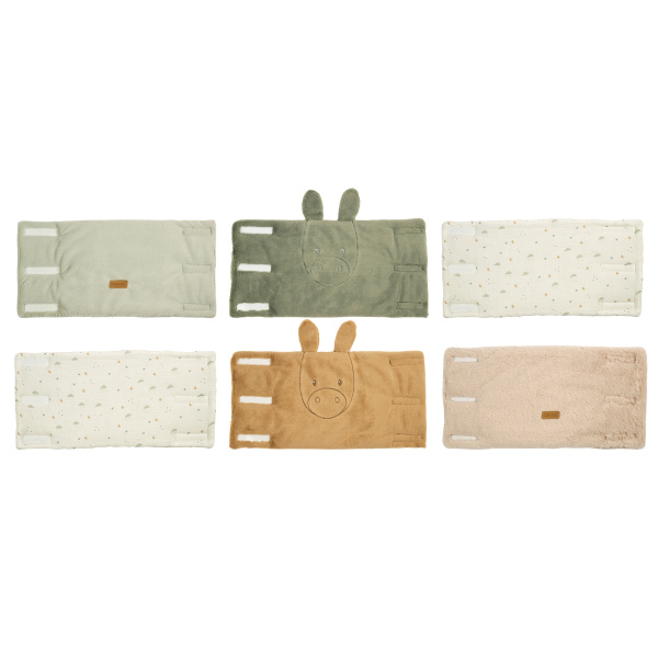 Lot de 6 protège-barreaux de lit bébé loulou Nattou