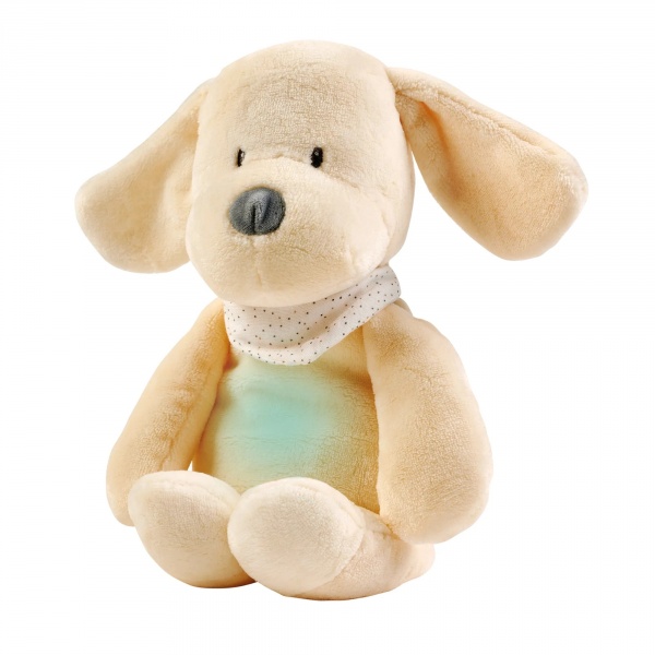 Veilleuse sleepy peluche chien vanille Nattou
