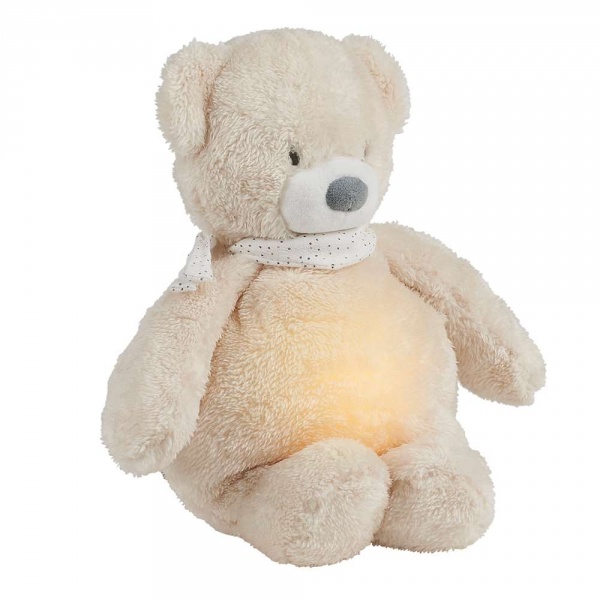 Veilleuse sleepy peluche ours beige Nattou