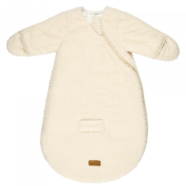 Gigoteuse hiver 0-6 mois manches teddy bouclette écru Nattou