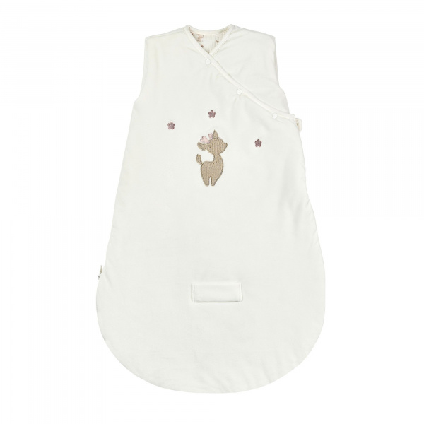 Gigoteuse hiver naissance fanfan velours blanc Nattou