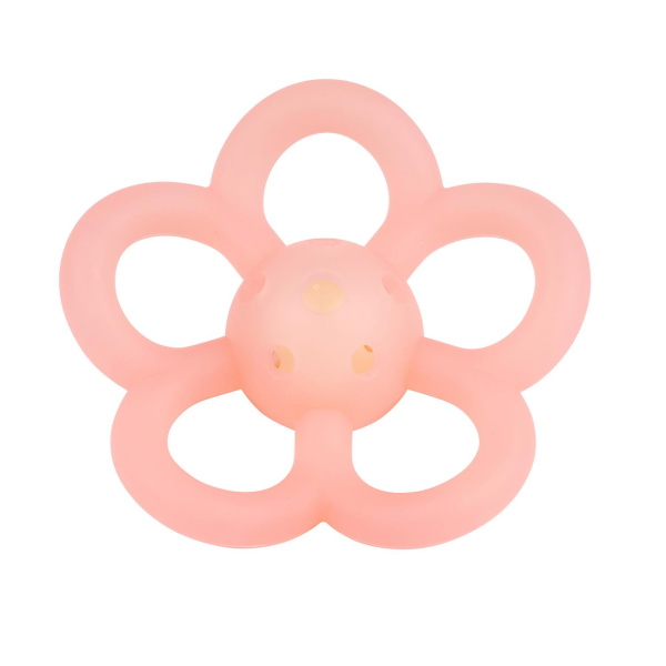 Anneau dentition fleur rose Nattou