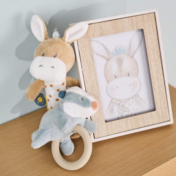 Anneau dentition galaxy beige Nattou