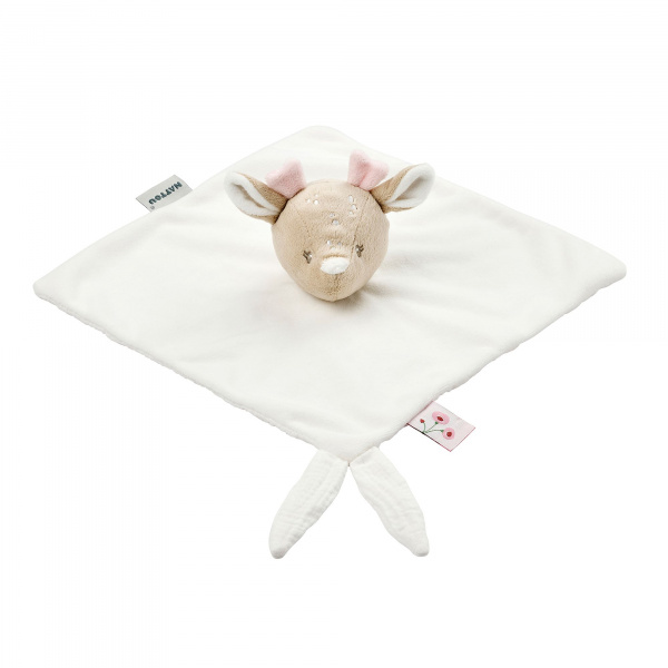 Maxi doudou ours bouclette caramel Nattou