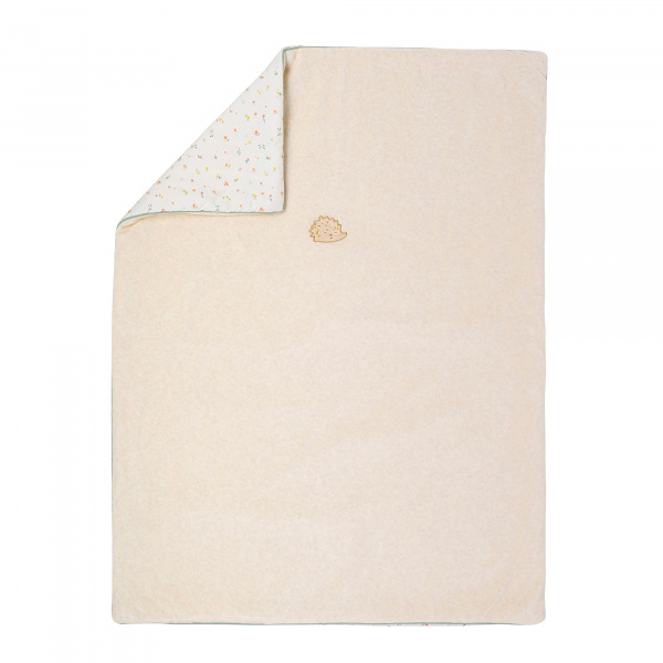 Couverture velours 75x100cm beige Nattou