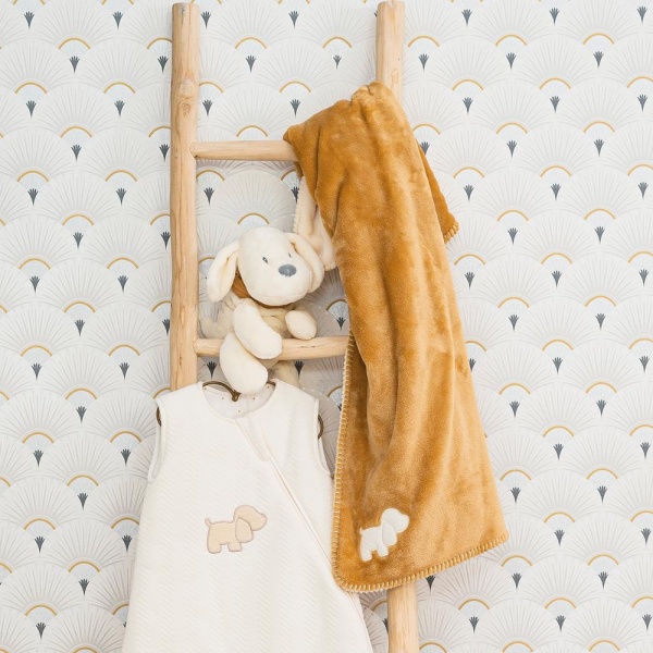 Couverture supersoft 75x100cm charlie Nattou