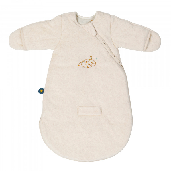 Gigoteuse hiver 0-6 mois avec manches léo l'âne Nattou