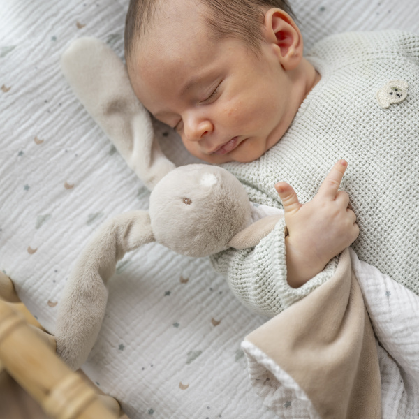 Maxi doudou loulou lapin sable Nattou