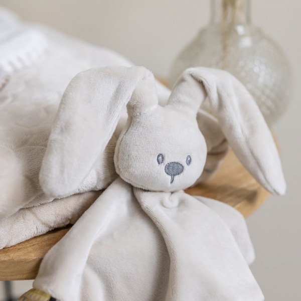 Doudou lapidou phosphorescent glow avec motif imprimé sable Nattou