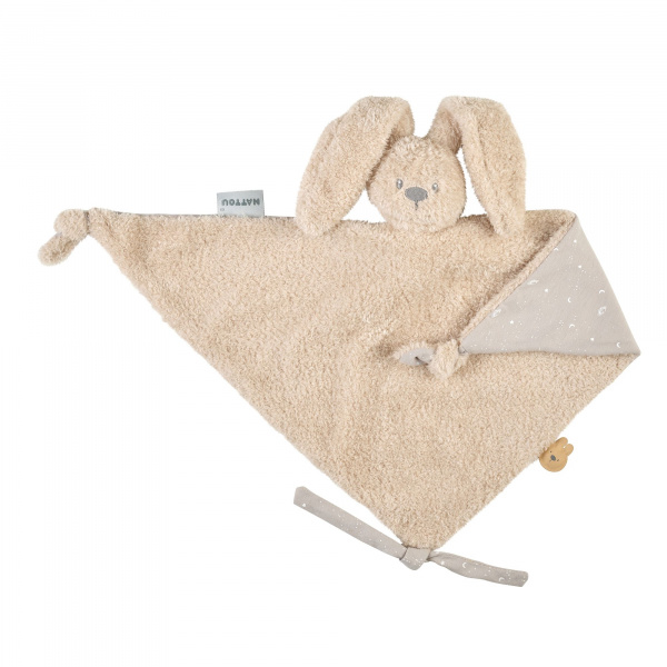 Maxi doudou lapidou teddy phosphorescent glow avec motif imprimé sable Nattou