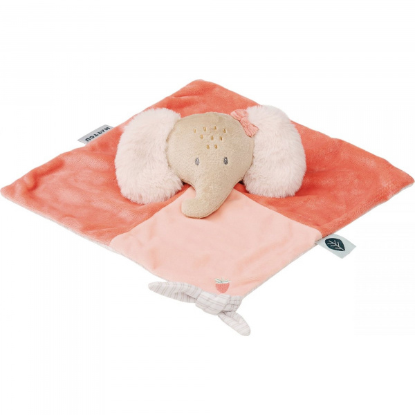 Doudou plat oli l'éléphant Nattou