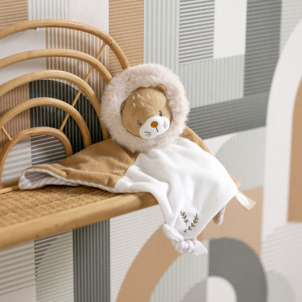 Doudou plat ernest le lion Nattou