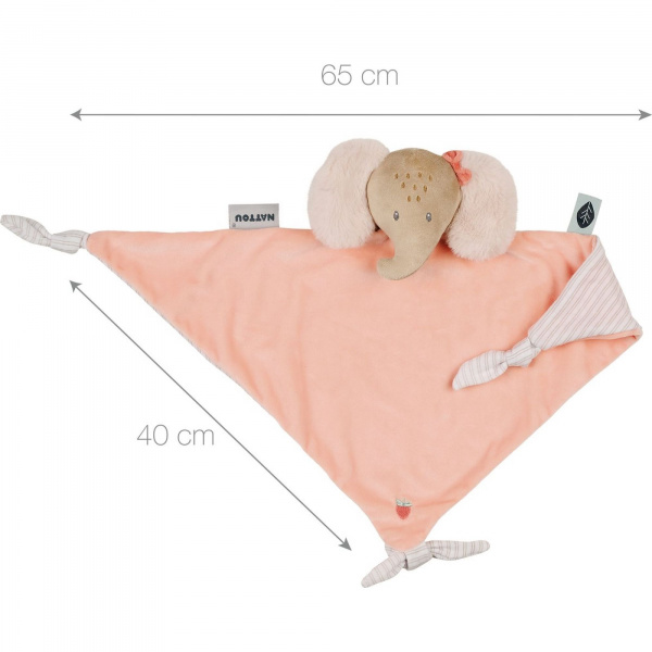 Maxi doudou oli l'éléphant Nattou