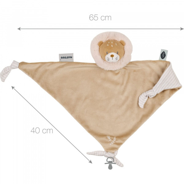 Maxi doudou ernest le lion Nattou