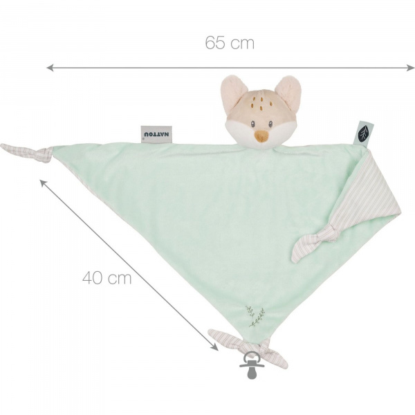 Maxi doudou flo le renard Nattou