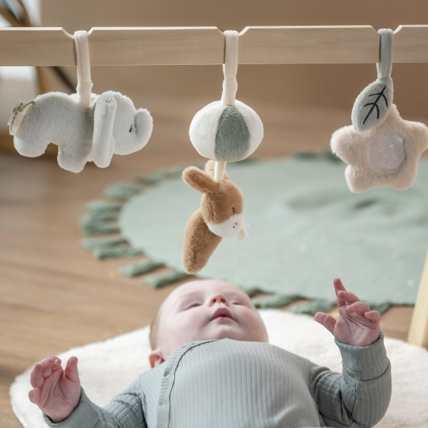 Arches en bois avec jouets a suspendre 60x49cm Nattou