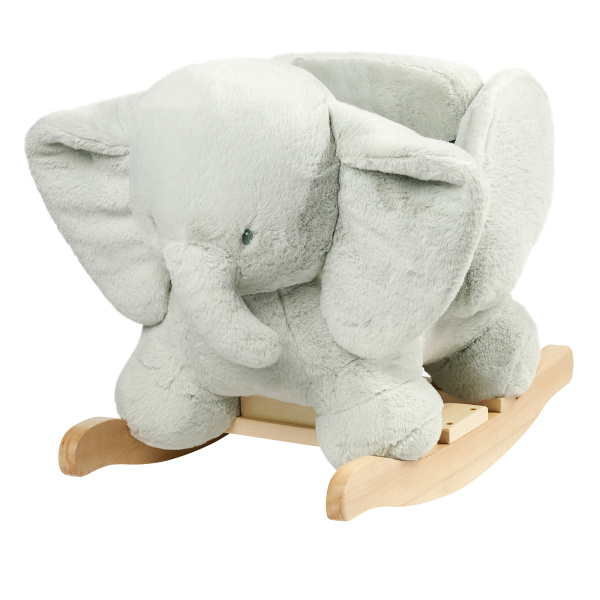 Bascule elephant vert tilleul Nattou
