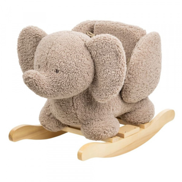 Bascule bouclette teddy eléphant taupe Nattou