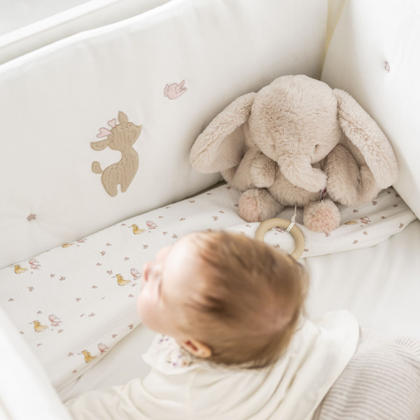 Peluche musical fanfan éléphant velours Nattou