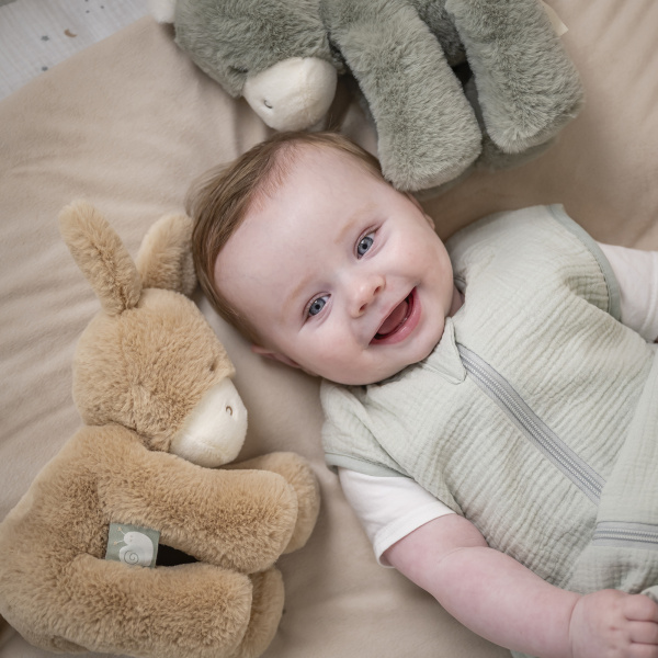 Peluche âne loulou caramel Nattou