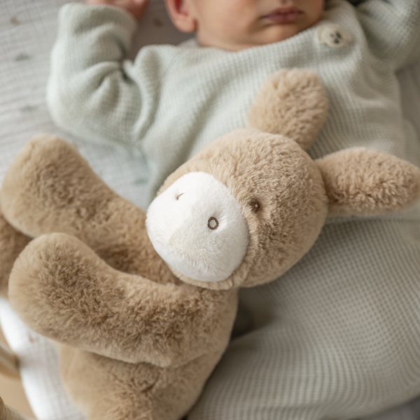 Peluche âne loulou caramel Nattou