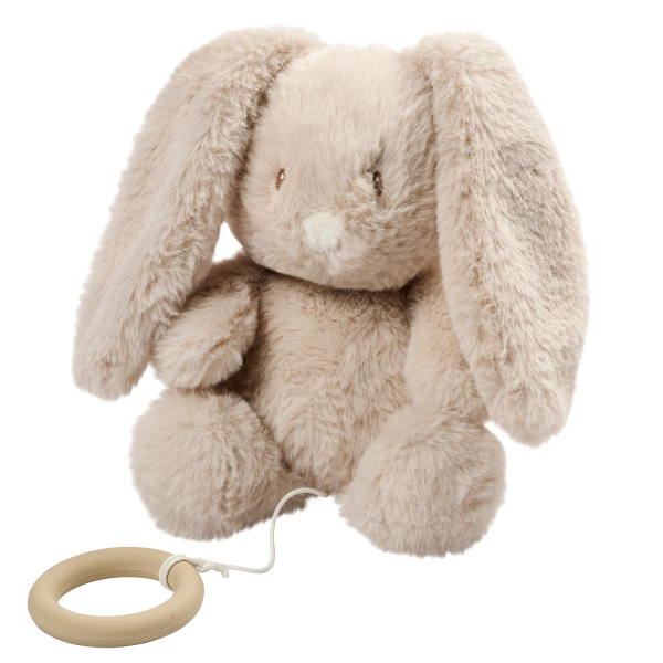 Peluche musicale lapin loulou sable Nattou