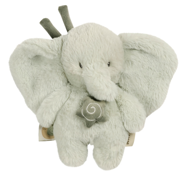 Mini peluche musicale éléphant loulou 20 cm vert tilleul Nattou