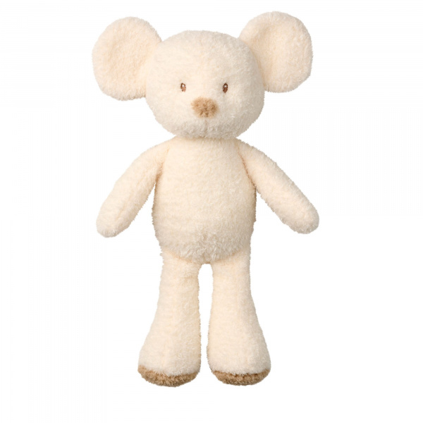 Peluche souris bouclette 30cm écruteddy bouclette Nattou