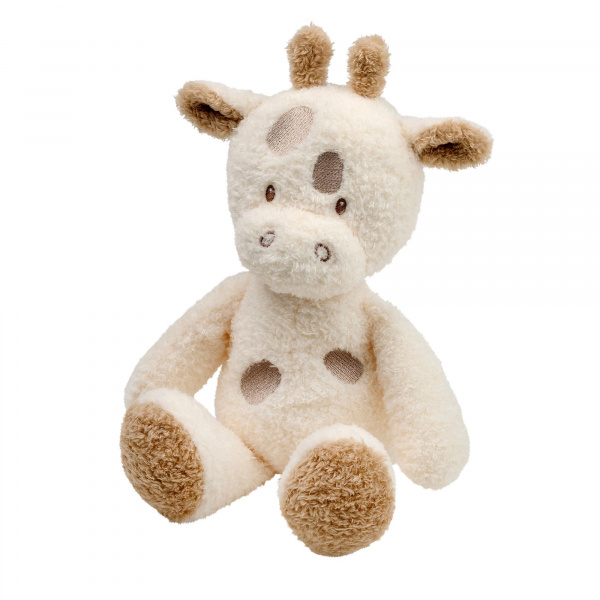 Peluche girafe bouclette 30cm écru teddy bouclette Nattou