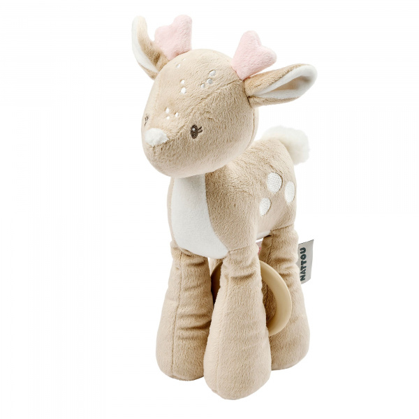 Peluche musical fanfan biche velours Nattou