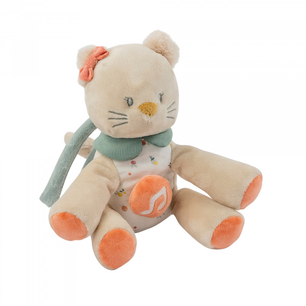 Mini peluche musicale lana le chat Nattou