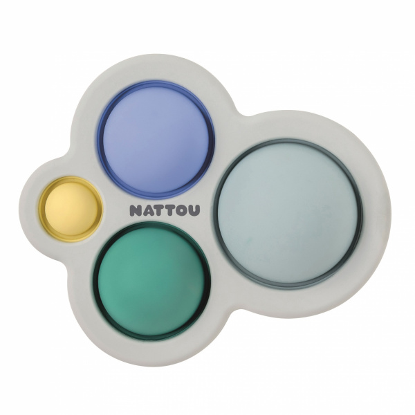 Pop-it silicone bleu Nattou