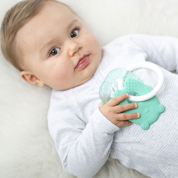 Anneau dentition galaxy beige Nattou