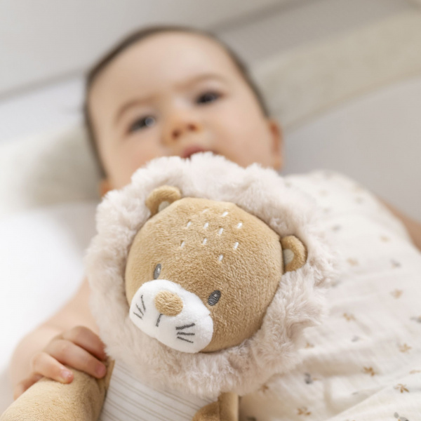 Peluche ernest le lion 30cm Nattou