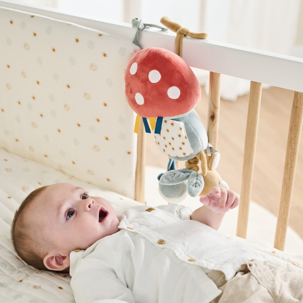 Peluche d'activité 32cm champignon felix et léo Nattou