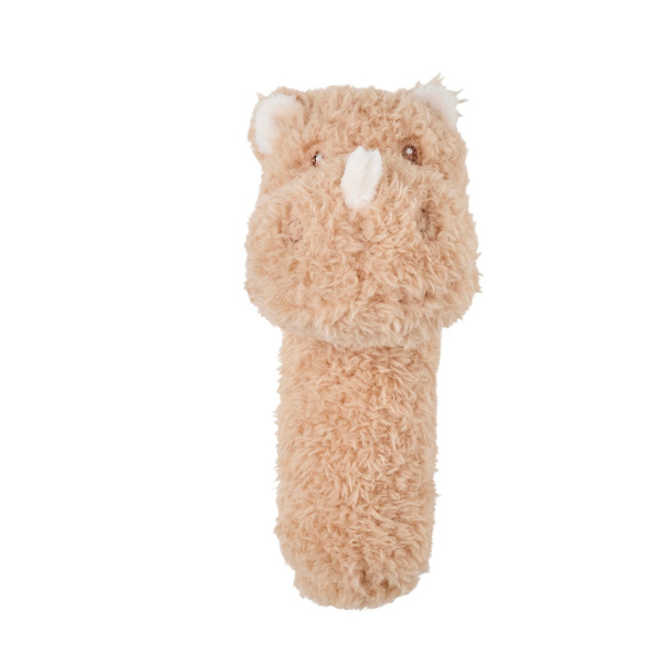 Hochet rhino bouclette caramel Nattou