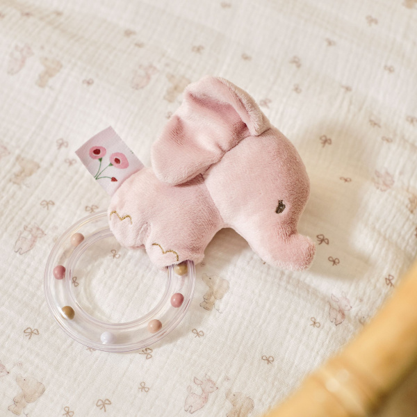 Anneau hochet fanfan l'eléphant Nattou