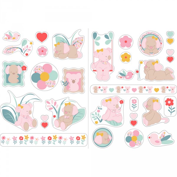 Stickers décoratifs iris et lali Nattou