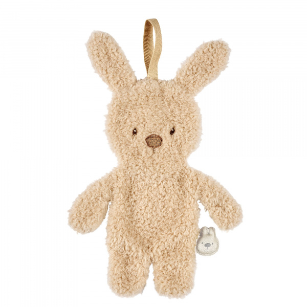Doudou rhino bouclette caramel bouclette Nattou