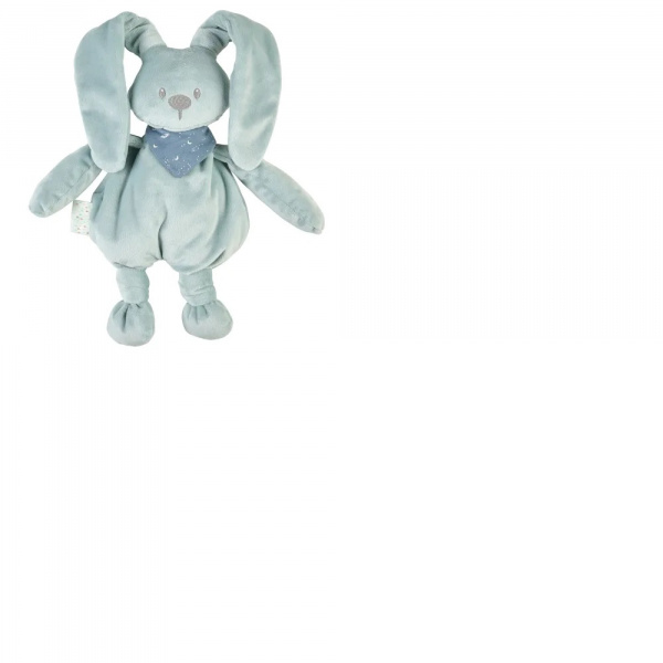 Peluche lapin vert de gris Nattou