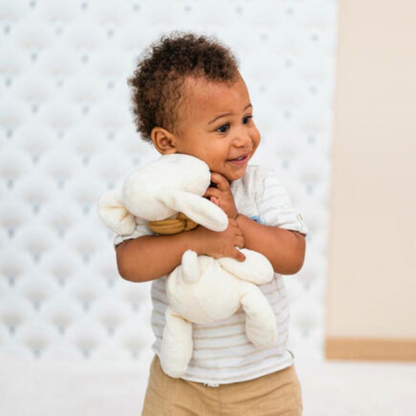 Peluche 28 cm charlie le chien vanille Nattou