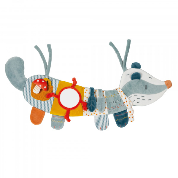 Peluche d'activités 70cm felix le blaireau Nattou